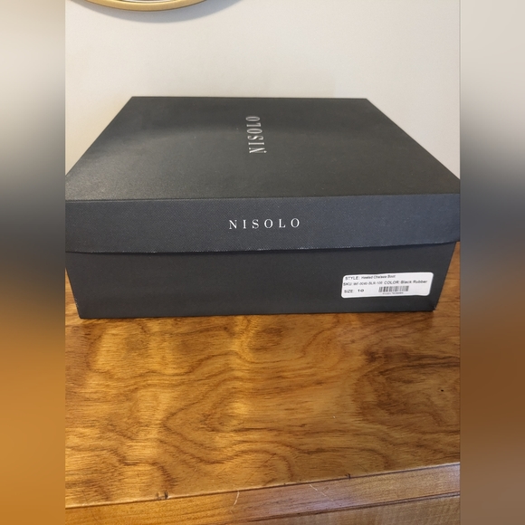 NEW Nisolo Heeled Chelsea Boot - Black - size 10 - Picture 7 of 7